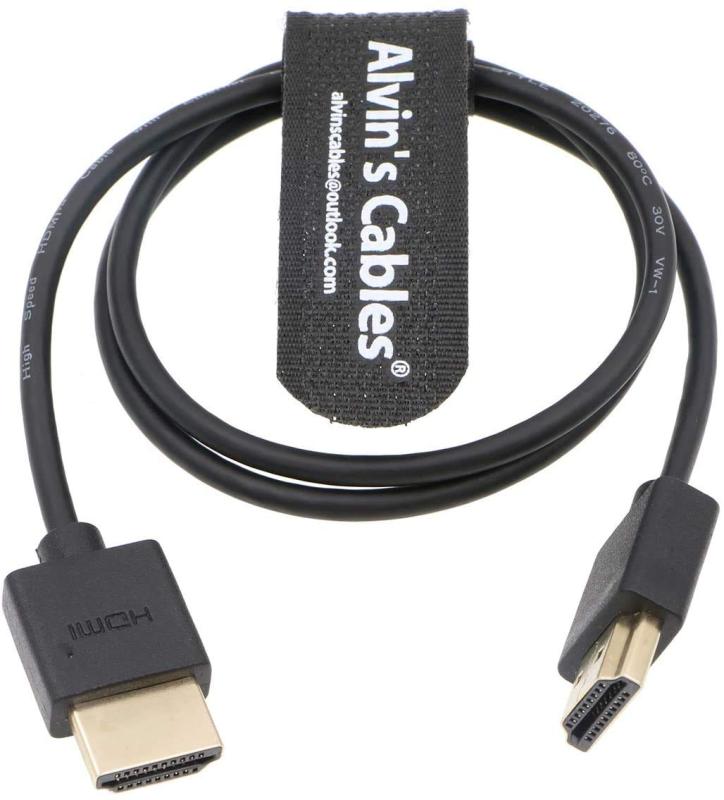 Alvin's Cables Z Cam E2 HDMI ֥ Portkeys BM5 ˥ Ѥ ® ͥå ľ to ľ 60CM