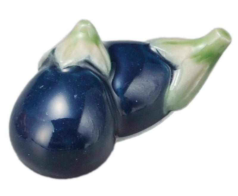 美濃焼 箸置き 業務用 日本製 4.8×2.5cm ナス箸置 38221234