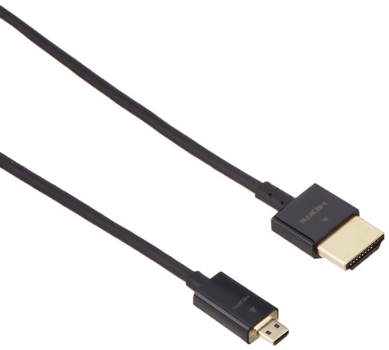 ELECOM タブレット用HDMImicroケーブル スーパースリム A-D TB-HD14SSUシリーズ