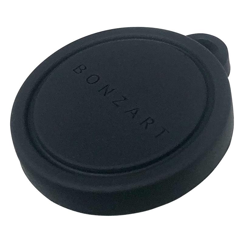BONZART（ボンザート）カメラレンズキャップ BONZ-CAP フロントキャップ ZIEGEL/AMPEL対応 ツイーゲル/アンペル 紛失防止用ストラップ付（ブラック） - 2