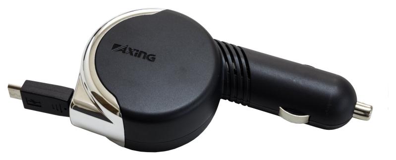 多摩電子工業 USB Type-C & microUSB 車載充電器 コードリール 2.4A 出力 TKC44SCK(2.0)