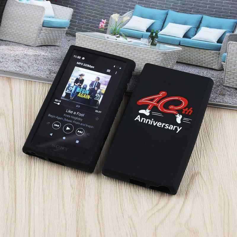 に適合する ソニーウォークマンNW-A105 NW-A105HN NW-A106 NW-A106HN A107 NW-A100Tps MP3音楽プレーヤー 用 ソフトシリコン製耐衝撃性保護シェルケースカバー