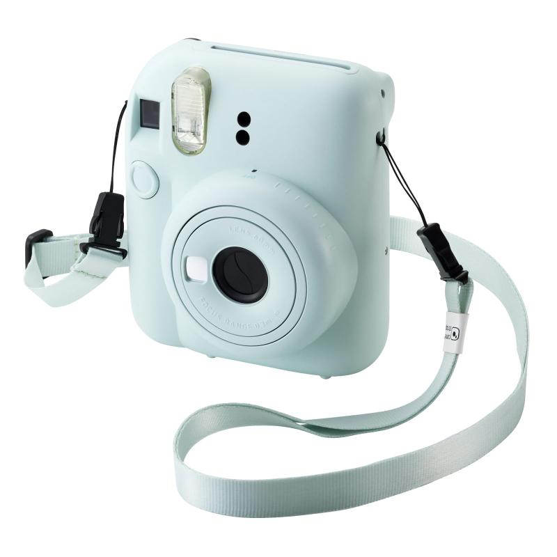 エレコム ショルダーストラップ カメラ用ストラップ チェキ instax/写ルンです/他コンパクトカメラ対応..
