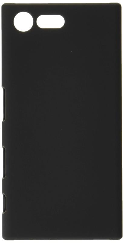 ソニー Sony Xperia X Compact SO-02J docomo専用 磨き砂面 携帯用ケース スマートフォン保護カバー「522-0091-01」 (ブラック)