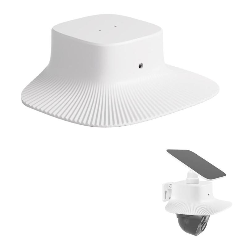 LOYELEY 保護カバー eufy S340用 カバー レインカバー S340 防水カバー セキュリティカメラカバ プラスチック製 防塵 雨よけ サンシールド 防紫外線 取り付け簡単 屋外用 ネジ付き For Eufy-SoloCam-S340