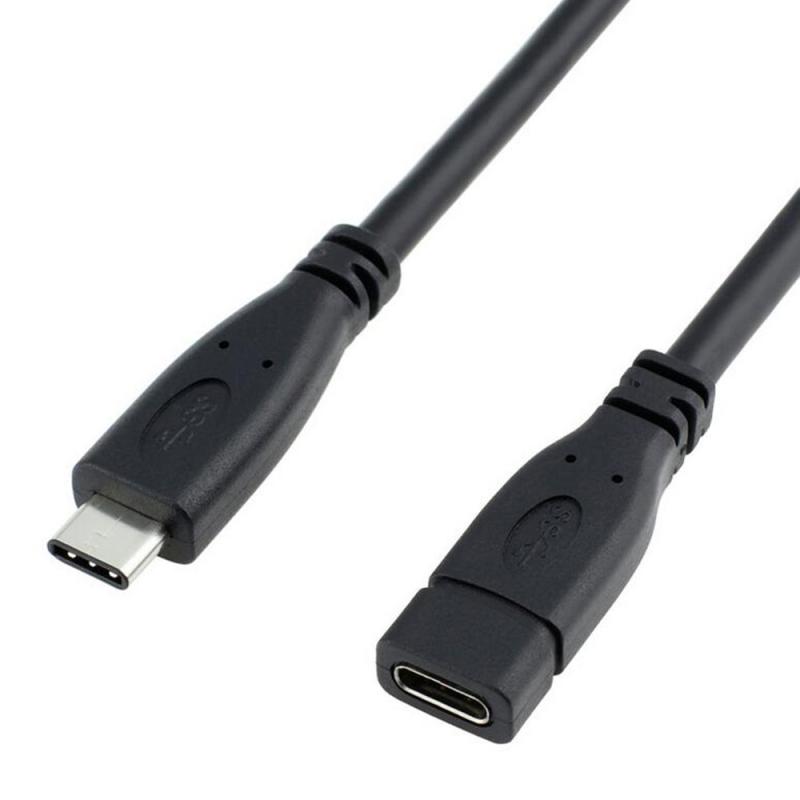 ViViSun USB3.1タイプ-C延長ケーブル Type-C(オス) to Type-C(メス) 金メッキ 標準16芯無酸素銅線 高速充電 高速データ転送