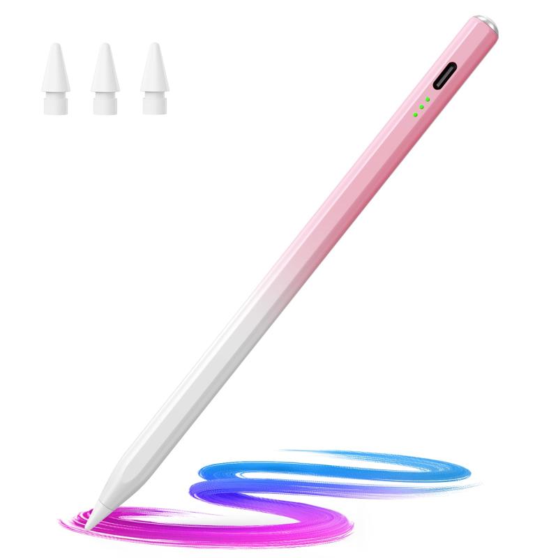 Hastraith スタイラスペン iPad (2018-2025)-13分の高速充電、傾き感度と手のひらリジェクション