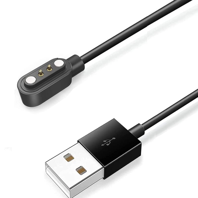 Lamshaw for aumesovi スマートウォッチ ケーブル, USB 磁気充電ケーブル 磁気吸着 1メートル コンパクト 持ち運び便利 aumesovi G26, K65 スマートウォッチ 対応