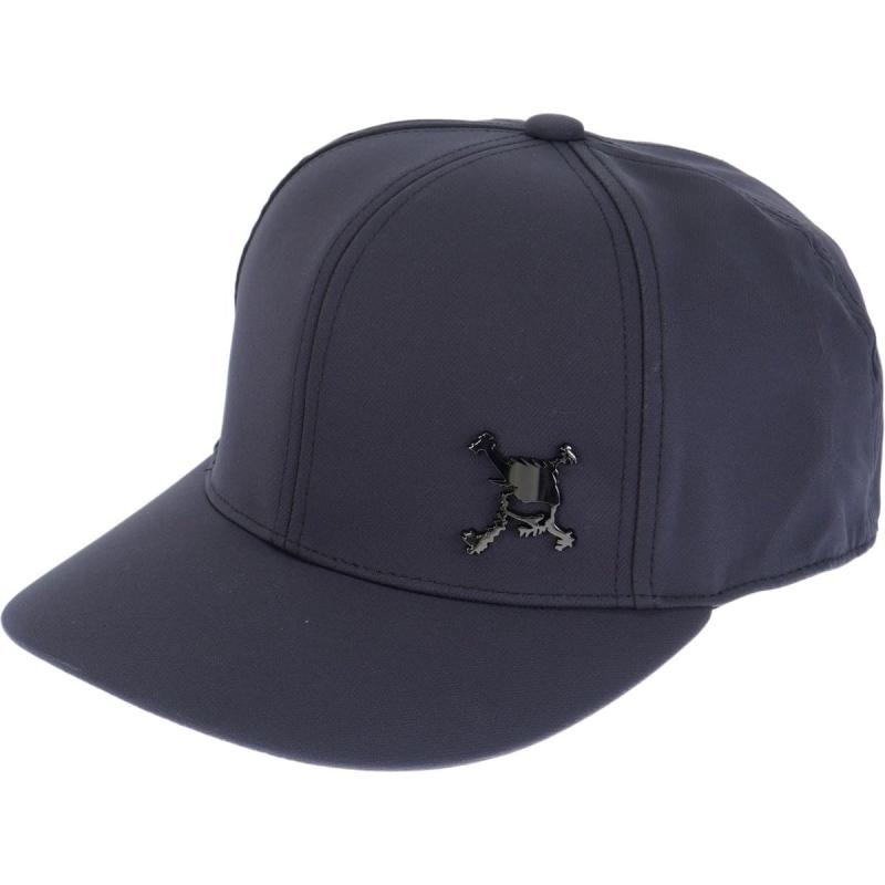 Oakley キャップSKULL METAL CAP FA 25.0メンズサイズ : One Sizeカラー : (02E) BLACKOUT素材 : ナイロン88%、ポリウレタン12%仕様 : HYDROLIX、ストレッチ、吸汗速乾、抗菌防臭原産国 : 中国