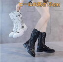 サンダル 22.5~25.0cm ショートブーツ ブーツサンダル サマーブーツ ヒ一ル高3cm レディース エンジニアブーツ 透かし彫り ぺたんこ靴 美脚サンダル 編み上げブーツ サイドファスナー カジュアル 歩きやすい 履き心地 通気性 2色