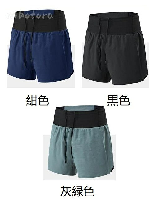 nikotoraの三分丈 ショートパンツ メンズ ランニングパンツ インナー付き ジムウェア トレーニングウェア フィットネスウェア スポーツウェア ウエストゴム 軽量 通気速乾 ポケット付き ジョギング ルームウェア 運動着 チノパン カジュアル 涼しい サーフパンツ 水陸両用 海水パンツ｜アングル2