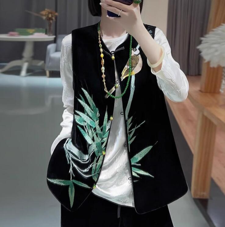 楽天市場】チャイナ服(ベスト・ジレ|トップス):レディース 楽天市場】チャイナ服(ベスト・ジレ|トップス):レディース