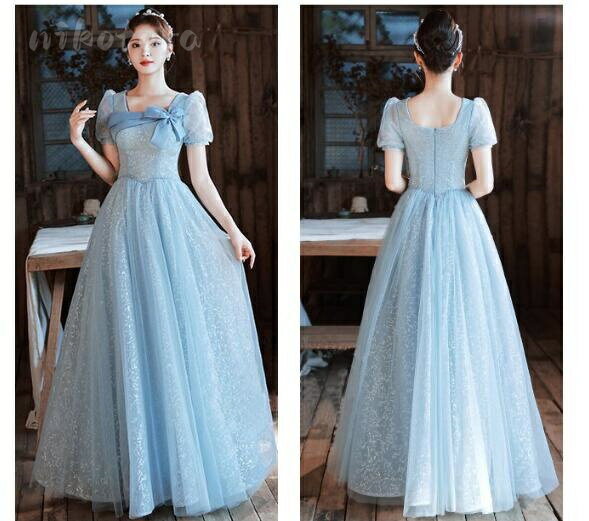 チュール プリンセスドレス ワンピース レディース ドレス 大人 ピアノ発表会 高校生 中高生 ロングドレス 演奏会 パーティードレス 結婚式ドレス 二次会ドレス イブニングドレス エレガント Aライン キャバドレス フォーマル コンサート 披露宴 忘年会 二次会 舞台 演出服