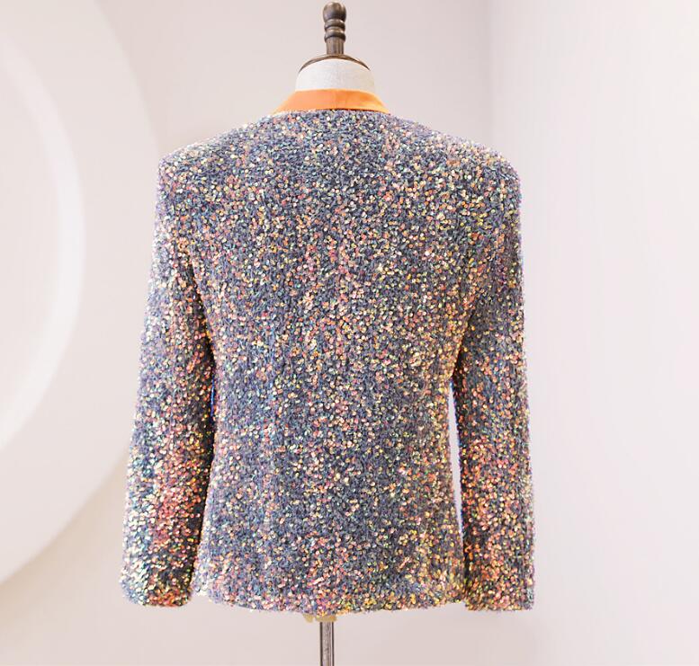 メンズ 長袖 スーツジャケット テーラードジャケット きらきら 舞台ステージ演出服 スパンコールスーツジャケット 司会者 カラオケジャケット フォーマルスーツ パーティー 結婚式 年会 撮影衣装カラフル ジャズダンス衣装 披露宴 パーティー スーツ 送料無料