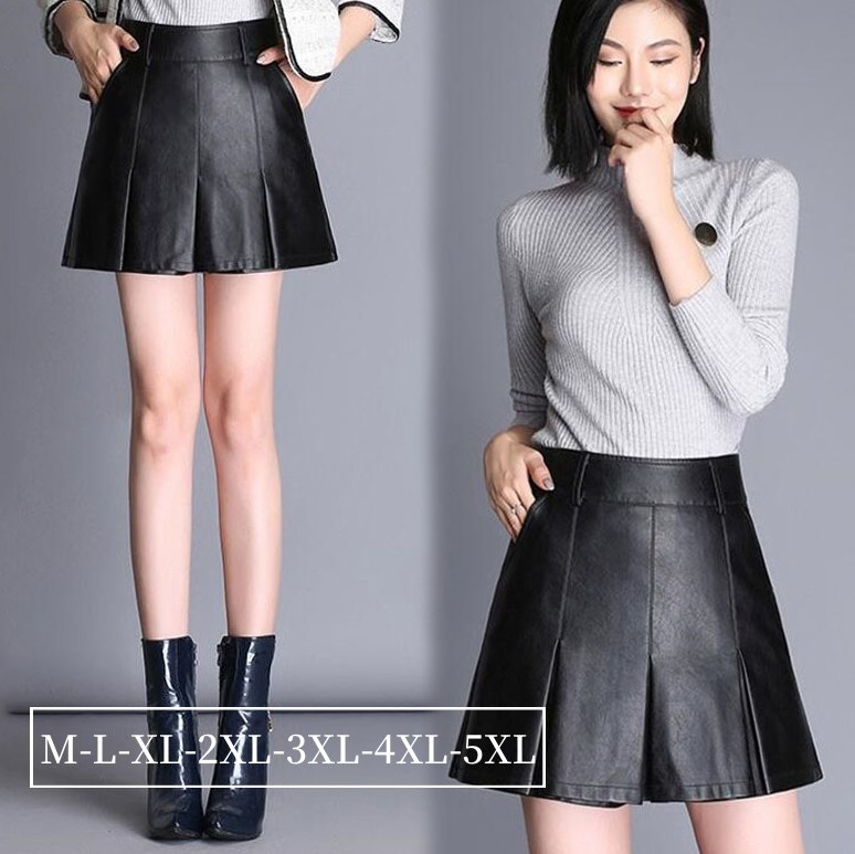 パンツ フェイクレザーショートパンツ キュロット ハイウエスト フェイクレイヤード ハイウエスト 無地 ホットパンツ ミニスカート 短パン PU レザースカート...