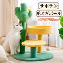 2色 キャットタワー 小型 爪研ぎポール 猫用品 サボテン型 爪とぎ おもちゃ 麻縄 組立簡単 支柱 据え置き お手入れ用品 爪とぎ 爪研ぎ つめみがき 爪みが...