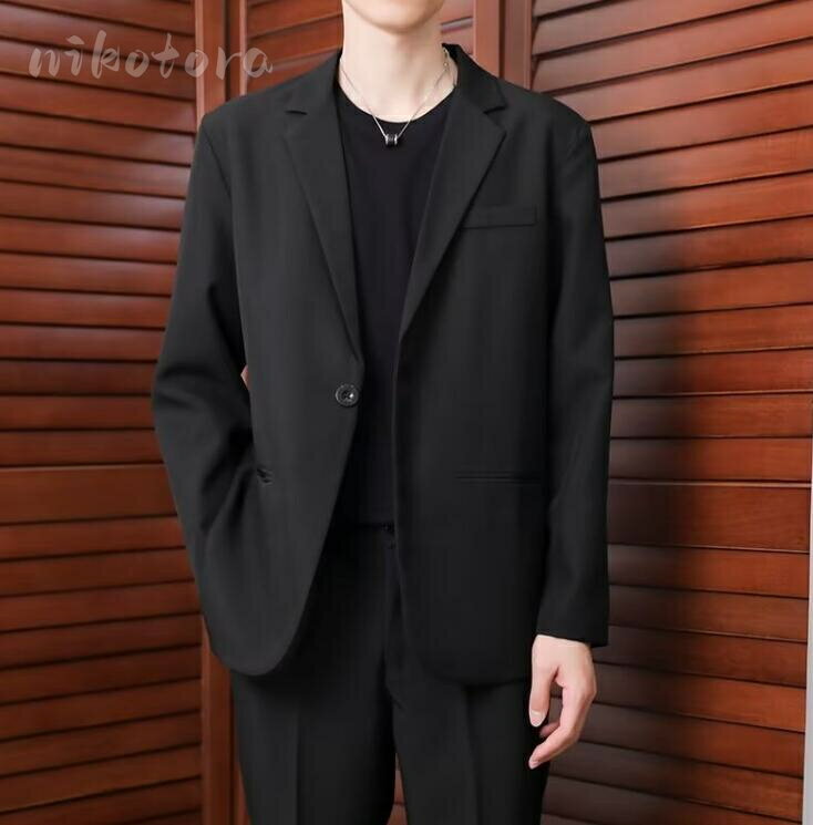 全4色 テーラードジャケット 紳士 メンズ スーツ アウター 20代30代40代50代 1つボタン スーツジャケット ブレザーコート 長袖 フォーマル カジュアル きれいめ メンズファッション 無地コート 結婚式 発表会 二次会 紳士服 仕事着 ビジネス オフィス 通勤 礼服