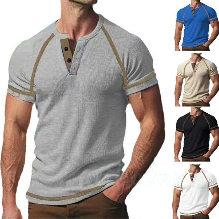 乐天商城 - 全5色 カットソー メンズ トップス 半袖 Tシャツ シンプル 無地 薄手 クルーネック ティーシャツ 筋トレ スポーツウエア ジムウェア フィットネス ジョギング 運動 カジュアル 吸汗速乾 夏物 大きいサイズ