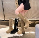 冬用 雪靴 レディース ブーツ ロングブーツ スノーブーツ 美脚 歩きやすい 疲れない ラウンドトゥ 6.5センチヒール ハイヒール 秋冬 ブーツ 起毛ブーツ ...