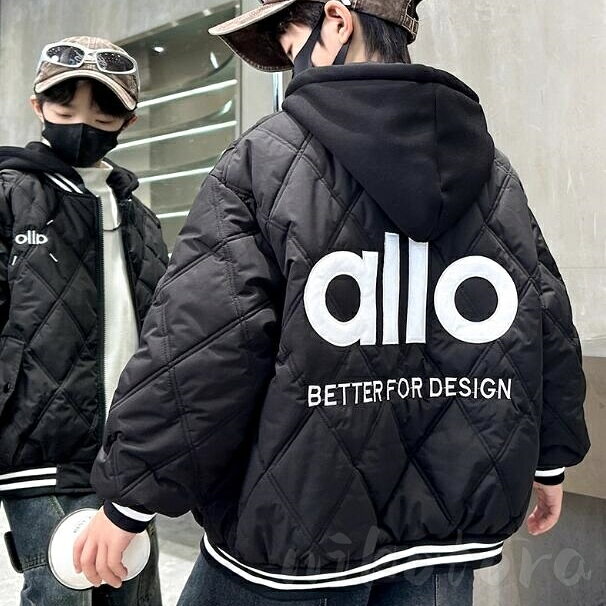 乐天商城 - 綿入り ジャケット 男の子 フード付き キッズ ジュニア服 子供コート 中綿コート 中綿ジャケット パーカー風 ブルゾン ジャンパー あつたか 厚手 防風 防寒コート 暖かい 通園 通学 卒園式 入学式 アウター 130 140 150 160 170 180cm