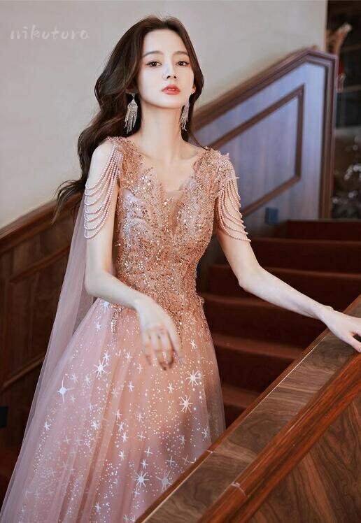 ドレス 大人 ピアノ 発表会 イブニングドレス パーティードレス ウエディングドレス ロングドレス キレイめ 結婚式ドレス 二次会ドレス Aライン 花嫁 カラードレス 演奏会 イベント用 フォーマル 披露宴 コンサート 高品質 お呼ばれ フェミニン 20代 30代 40代 50代