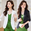 2color テーラードジャケット 七分袖スーツ サマースーツ シースルー 薄手 涼しい ジャケット単品 アウター 20代 30代 40代 女性 洗える フォーマル ビジネススーツ リクルートスーツ ママスーツ カジュアル uvカット 冷房対策 オフィス 通勤 就活 制服 事務服