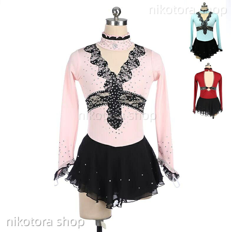 フィギュアスケート 衣装 コスチューム 子供 女子 大人 スケート ダンス衣装 フィ...
