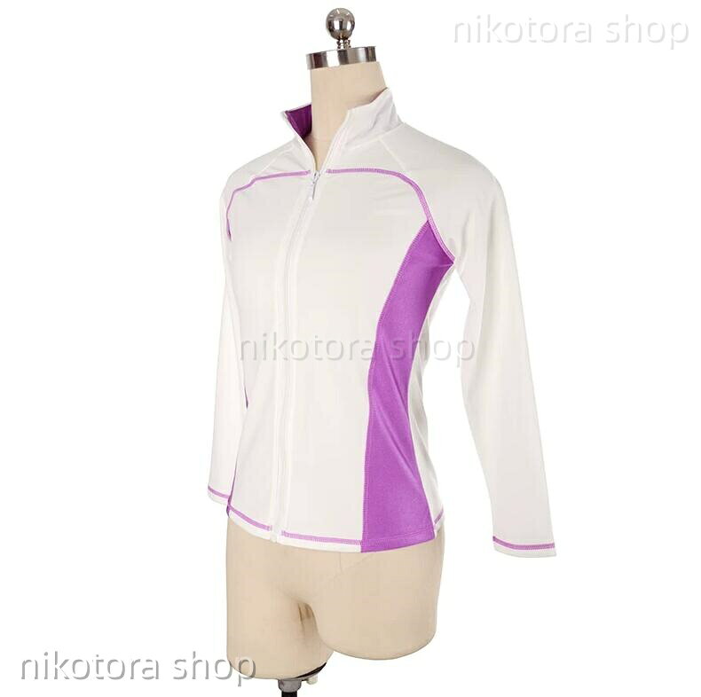 練習トップス スケートジャケット 長袖 レディース 女子 トレーニング服 スポーツ...