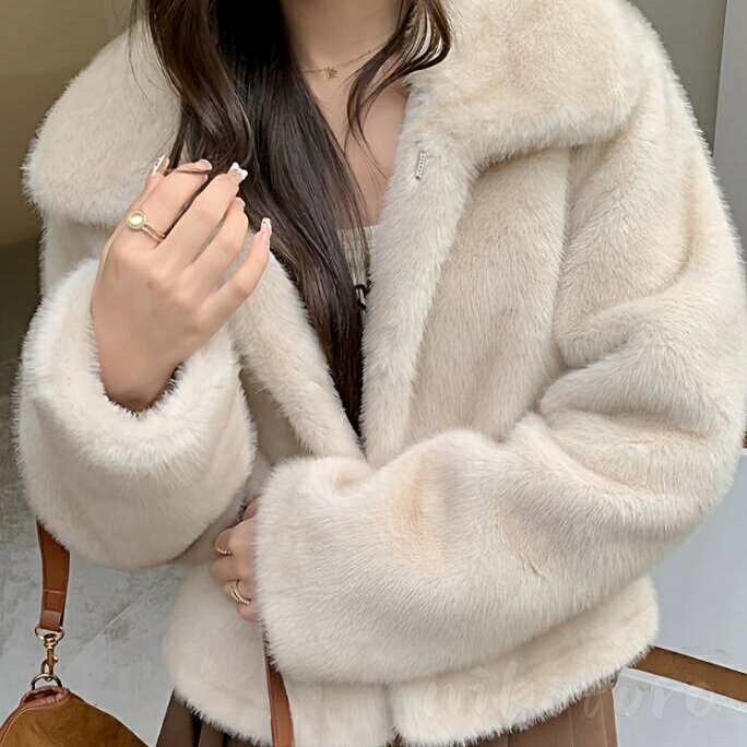 楽天市場】ファー 生地 短毛（コート・ジャケット｜レディース