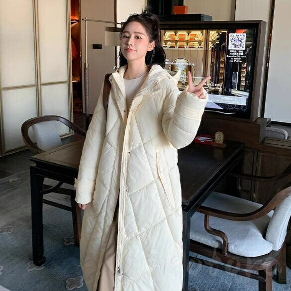 乐天商城 - 冬服 ロングコート アウター ジャケット レディース 30代40代50代 中綿ダウンコート 中綿ジャケット ダウン風コート フード付き 軽量 防寒 暖かい キルティングコート 大きいサイズ スリム 着痩せ 韓国風 おしゃれ