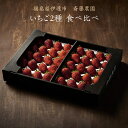 いちご 【斎藤農園】2種類 食べ比べ (15〜20粒 300g)×2P 福島県伊達市 《5/1〜5/10より出荷》