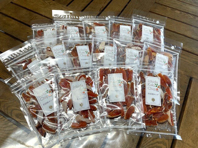 干柿 【市田屋】市田柿 チップ スティック ひとくち 100g×15袋 半生 ドライフルーツ セミドライ 柿チップ 干し柿 ほしがき 国産 長野県 信州