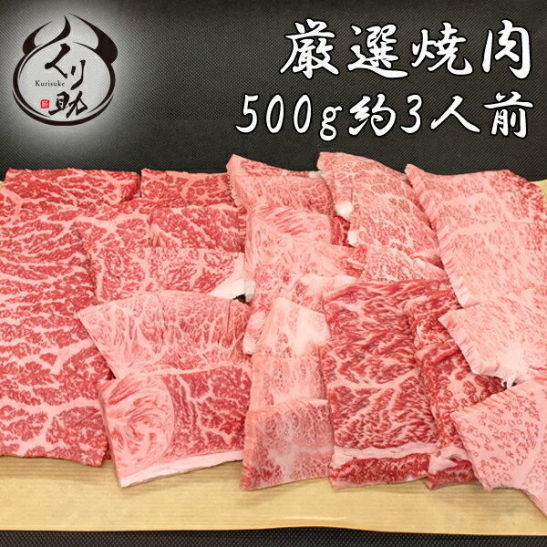 店長お任せ焼肉セット500g(2人〜3人)鹿児島黒牛A4以上を使った極上の焼肉カルビー、赤身、極上カルビー..