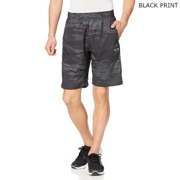 オークリー ショートパンツ Enhance Mobility Shorts メンズ BLACK PRINT FOA400171