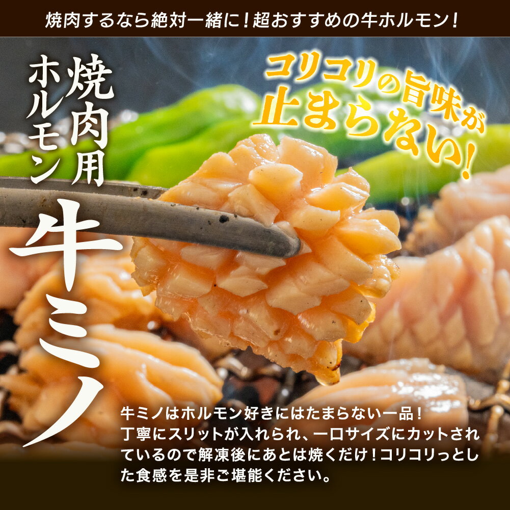 コリコリっ旨い 焼肉用 牛ミノ カット済 冷凍 食品 肉 牛ホルモン 焼肉 bbq 2