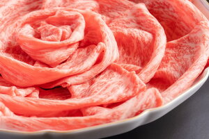 黒毛和牛モモスライス500g送料無料|すき焼き用しゃぶしゃぶ用牛肉ギフトお歳暮贈答内祝い風呂敷