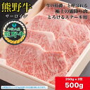 特別価格❗️【冷蔵】熊野牛 サーロインステーキ 250g×2枚 500g 【 送料無料 】 サーロイン A4 A5 ギフト 国産 黒...