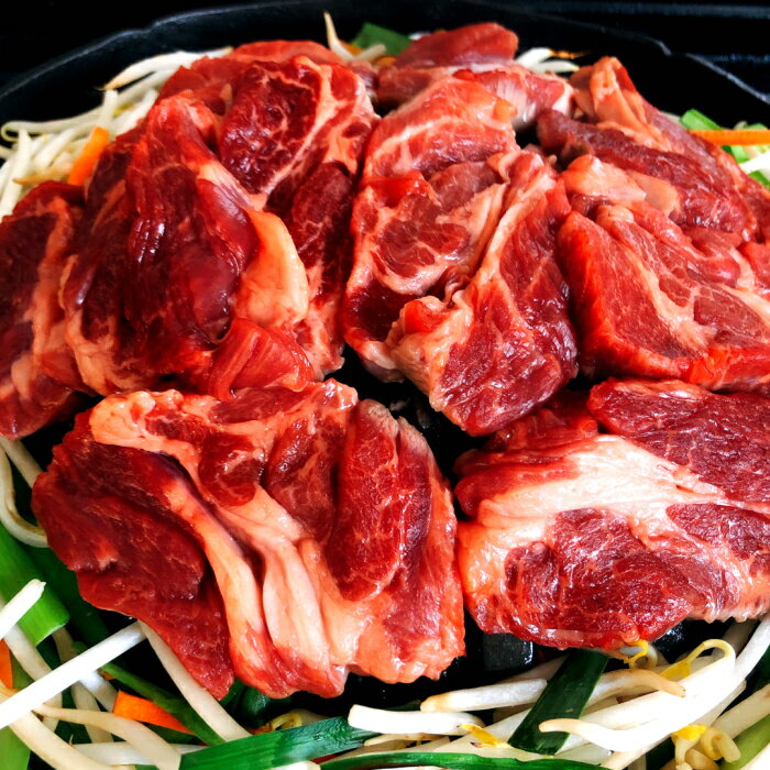ラム肩ロース厚切りジンギスカン　500g（250gx2）ジンギスカン鍋 ラム 羊肉 北海道 焼肉 BBQ バーベキュー グルメ セット 3