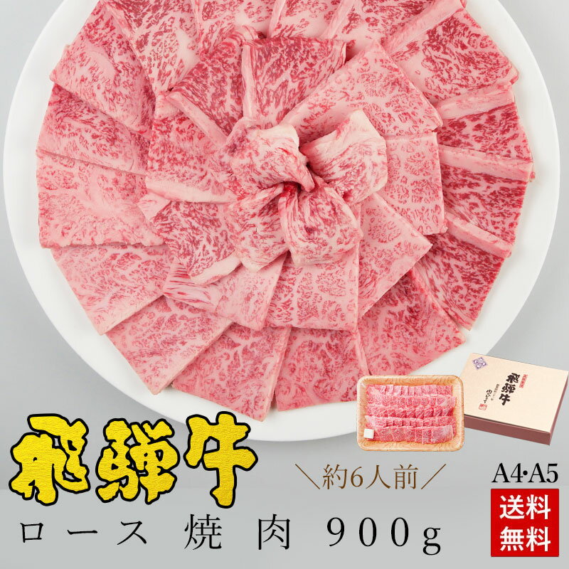 焼肉 ギフトお肉 肉 ギフト 飛騨牛ロース肉 焼肉用 900g 約6人前 化粧箱入 送料無料肉 ギフト 母の日 父の日 内祝 お礼 お祝い 内祝い 食品 プレゼント 牛肉 A4 A5等級 お取り寄せグルメ おう…