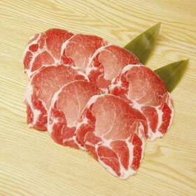 [冷凍]豚肩ローススライス3mm（肩口片）1kg入り