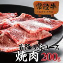 焼肉 高級 ブランド牛 和牛 送料無料 常陸牛 肩ロース芯 200g 国産 肉 自宅用 1