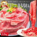 厳選 国産 牛肉 こま切れ 1.2kg 訳あ