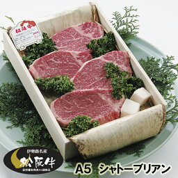 松阪牛 ギフト A5 シャトーブリアン （ヒレ） ステーキ 5枚（750g） 当日加工　送料込み