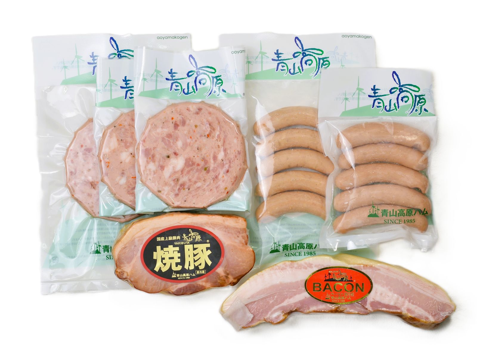 青山高原ハム ギフト 国産上級豚 焼豚&ウィンナー&ベーコン&ソーセージ セット 津市 名産 送料込み