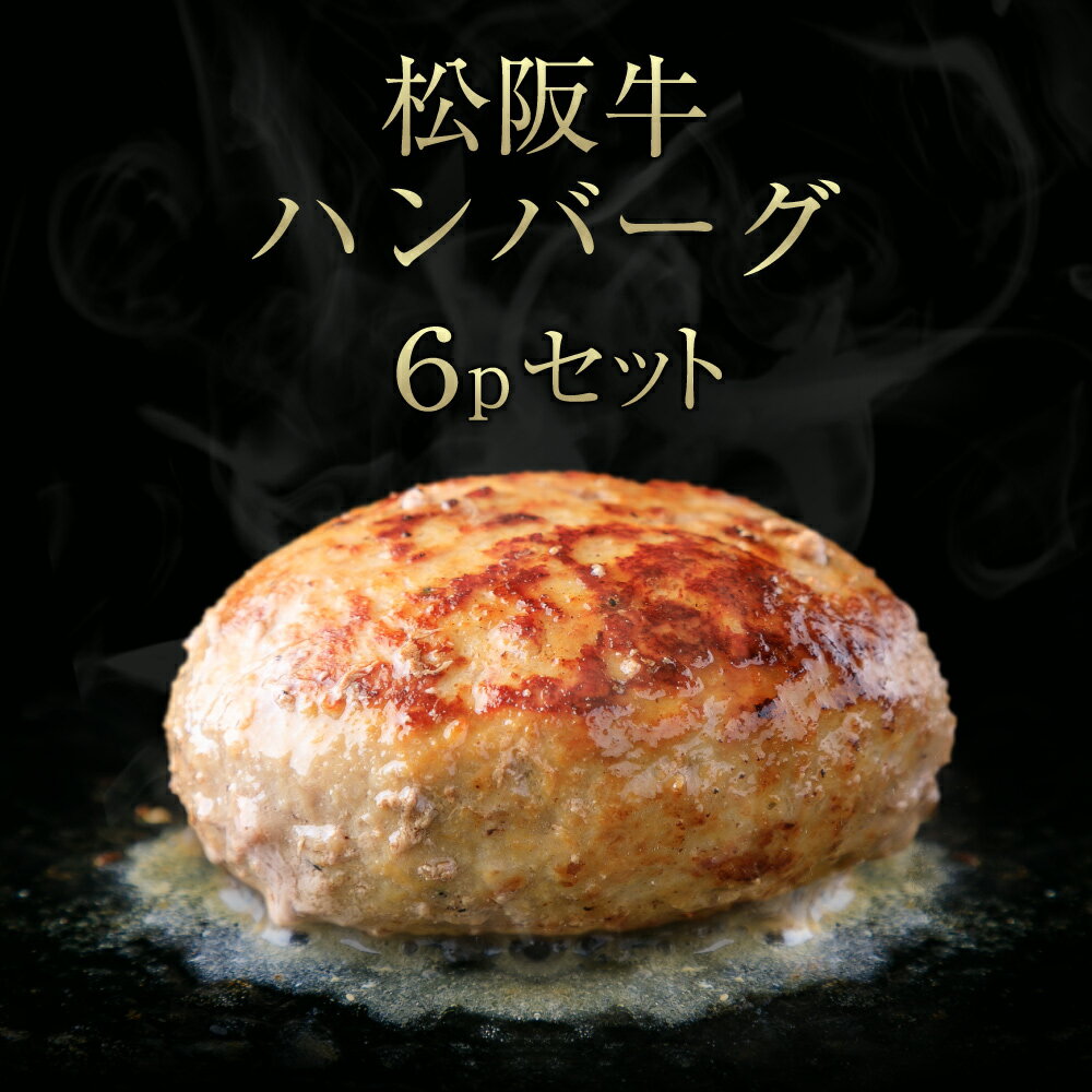 牛肉 ハンバーグ 松阪牛 ハンバーグ 120g × 6個セッ