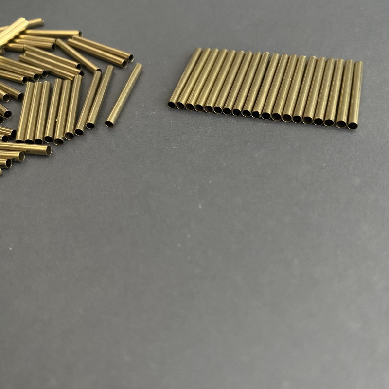[ 10pcs ] 真鍮 デザインパーツ 20mm チューブ ビーズ 直パイプ 金古美 ブラス メタル パーツ ヴィンテージ風真鍮パーツ tp-10086