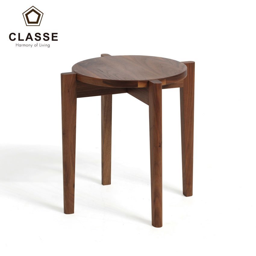 ＜期間ポイント15倍＞CLASSE クラッセ スツール クローチェ Croce 椅子 スタッキングチェア 板座 LEGNATEC おしゃれ 国産【受注生産】【店舗受け取可】