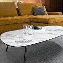 <ポイント10倍>正規代理店 カリガリス センターテーブル TWEET ツウィート ローテーブル calligaris 【Col:P2C:ホワイトマーブル】1年保証