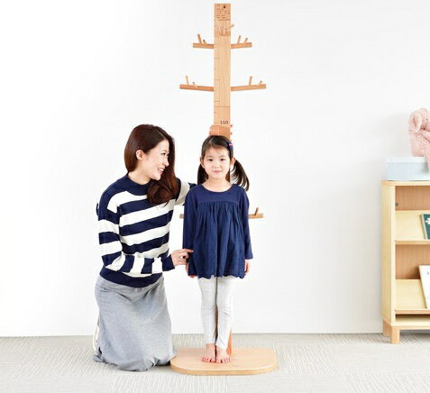 <期間中P10倍>GENKI METER 元気メーター 身長計 ポールハンガー コートハンガー 洋服掛け ホップル [2]