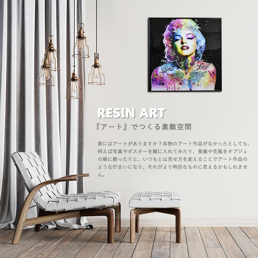 アートパネル 60×60 水晶絵 KH977 マリリンモンロー 女性 人物 壁掛けパネル 絵 ポップアート 玄関 ギフト モダン おしゃれ YMスペース [3]